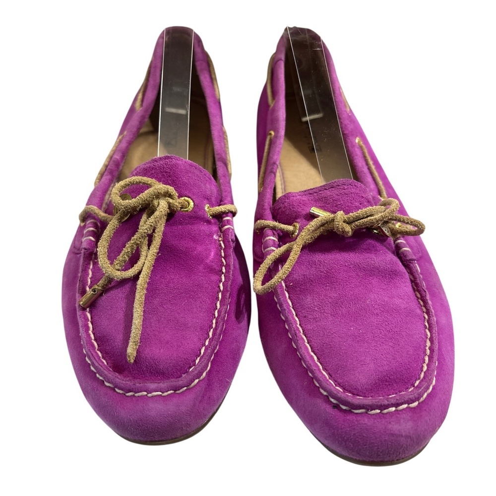 Sperry Top-Sider Womens Magenta Purple Suede Boat Shoes Loafers 9M 9518838
